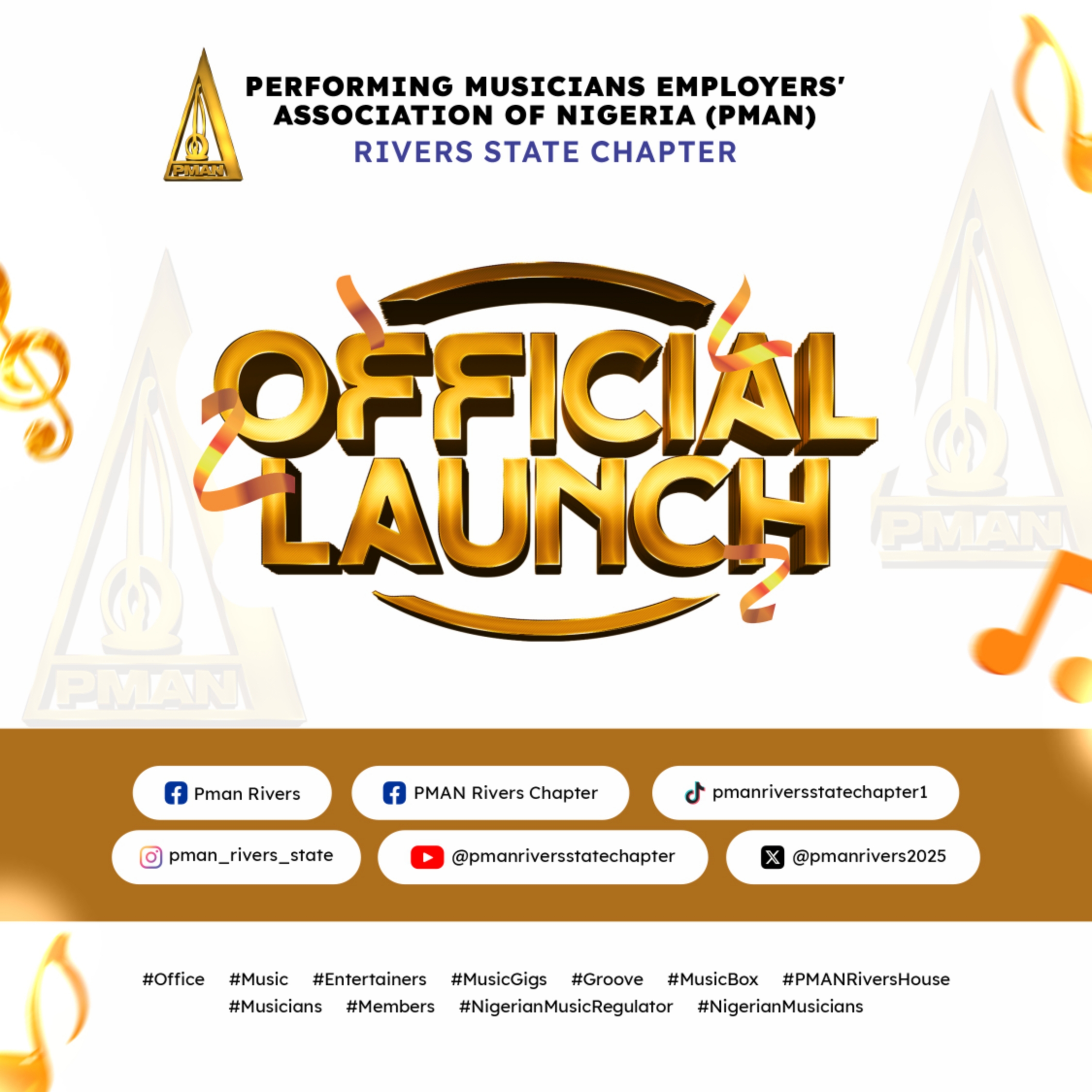 PMAN RIVERS STATE OFFICIAL OFFICE LAUNCH